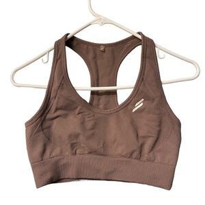 DoYouEven Mauve Sports Bra Size Large GUC #7785